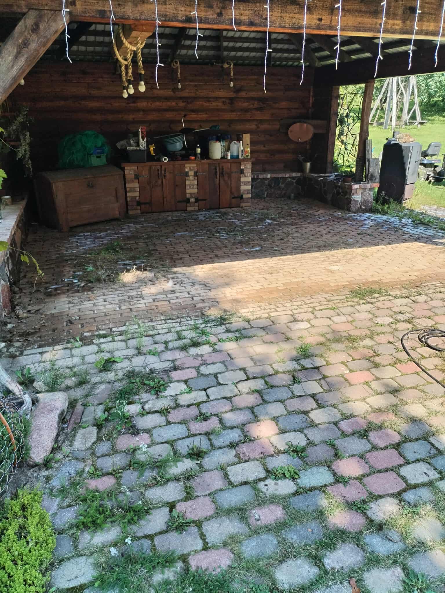 Enne - Tänavakivide puhastus